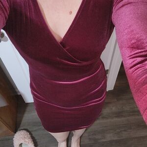 Ambiance Burgundy Blouse